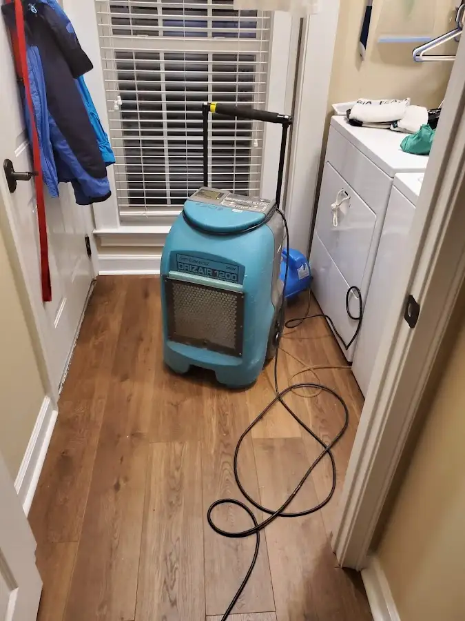 Commercial dehumidifier deployed for Flood Damage Cleanup in Waikoloa Village